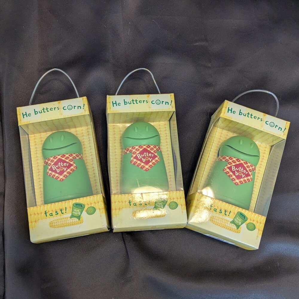 Butter Boy cob corn butter spreader (bundle of 3) NIB